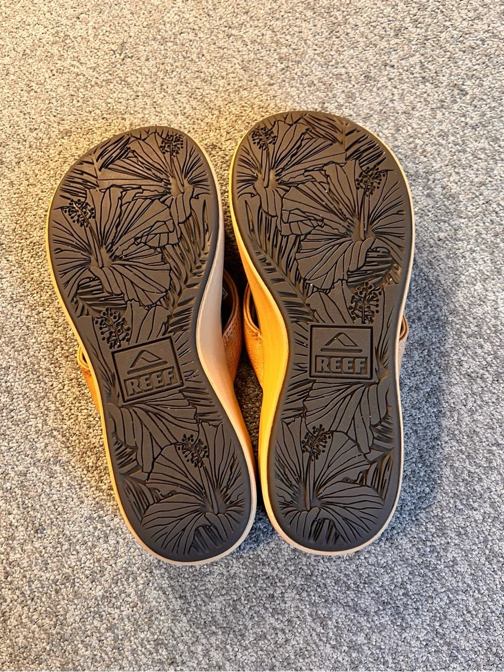 Reef Tan/Brown Cushioned Flip Flop Sandals